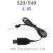 HUINA 520 540 EXCAVATOR Parts, 4.8V USB Charger, 1/12 2.4Ghz